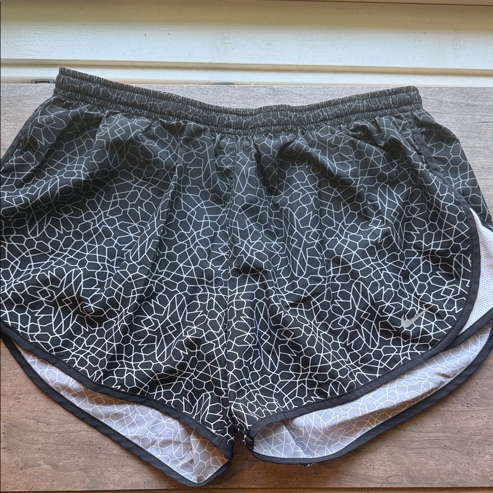 Nike Black and White Athletic Shorts